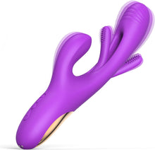Load image into Gallery viewer, Flapping Vibrator Dildo for Women: G Spot Rabbit Vibrator with 7 Vibration 7 Flapping Modes