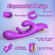 Load image into Gallery viewer, Flapping Vibrator Dildo for Women: G Spot Rabbit Vibrator with 7 Vibration 7 Flapping Modes