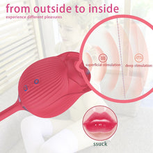 Load image into Gallery viewer, 3 in 1 Shake Slap Suck Rose Vibrator Clitoris Stimulator