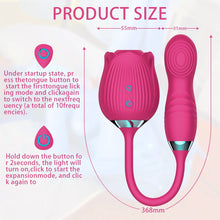 Load image into Gallery viewer, 3 in 1 Shake Slap Suck Rose Vibrator Clitoris Stimulator