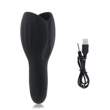 Load image into Gallery viewer, Male Glan Massager Penis Stimulator Delay Stamina Trainer Vibrator Oral Climax Male Masturbator Aircraft Cup Sex Toys for Men