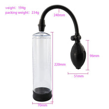 Load image into Gallery viewer, Vacuum Penis Pump Enlargement Device