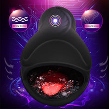 Load image into Gallery viewer, Male Vibrator 6 Modes Tongue Licking Glans Massager Endurance Traninig Adult Sex Toys for Men Masturbator Penis Head Stimulator
