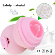 Load image into Gallery viewer, Cute pig cunnilingus vibrator