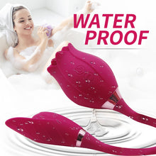 Load image into Gallery viewer, Rose Sucking Licking Tongue Vibrator